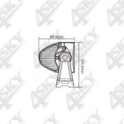 SK080 tekening maten zijaanzicht