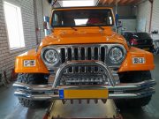 Led koplamp met SK204 van 4SKY Lights op Jeep TJ
