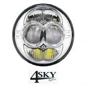 lmotor Led koplamp chrome 5,75 inch