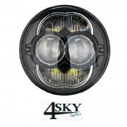 Motor Led koplamp black 5,75 inch