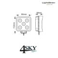 15 watt led werklamp