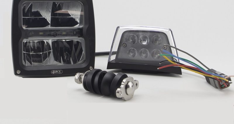 verwarmde led Koplamp met verwarmd glas
