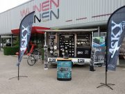 Mobiele showroom met led werklampen
