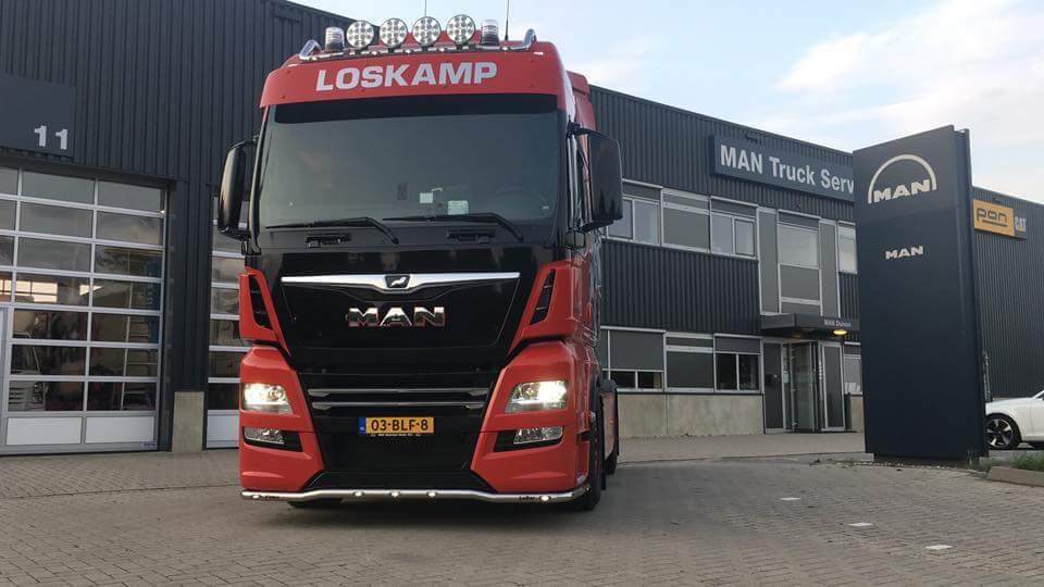 Lion500Edition met Led verstralers 48.000 Lumen MAN TRUCK Speciale Lion500Edition met Led verstralers 24V
