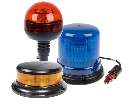 Led zwaailampen oranje , amber, blauw