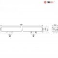 Slimline Led Lightbar 52cm lang
