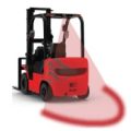 LED forklift light red Circle
