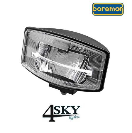 Led verstraler BOREMAN Smoked Chrome RETRO look