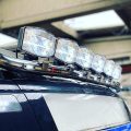 Led verstraler BOREMAN Smoked Chrome RETRO look