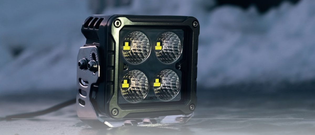 Led werklamp met verwarmd glas - Bullboy- R10 gekeurd - industriele led werklamp