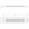 R65 Slimline LED Flitser 18 watt