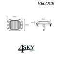 Veloce 10 watt LED Flitser