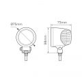 Blue LED Arrow Safety led 10-80V