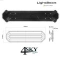 Lightbeam LED zwaaibalk 776mm
