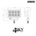 OLLSON 24 watt led werklamp breedstraler