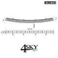 Ollson 40 inch Curved LED bar-amber-white positielicht