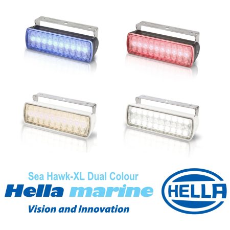 Hella Marine's Sea Hawk-XL Dual Colour - led werklamp - breedstraler