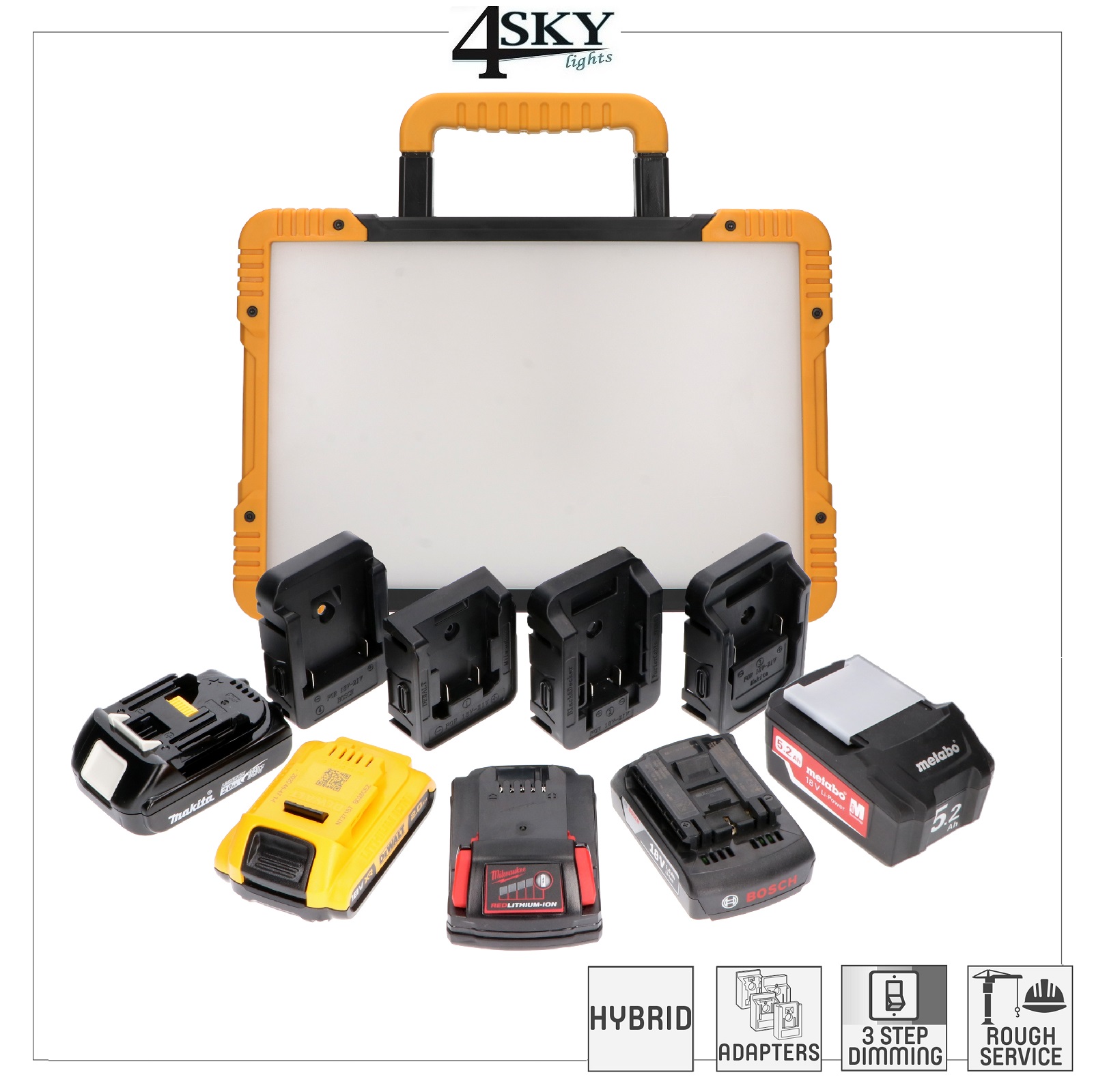 Hybride 47 watt led werklamp Hybride 47 watt led werklamp