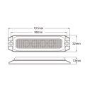 Lightbeam 12 watt LED flitser