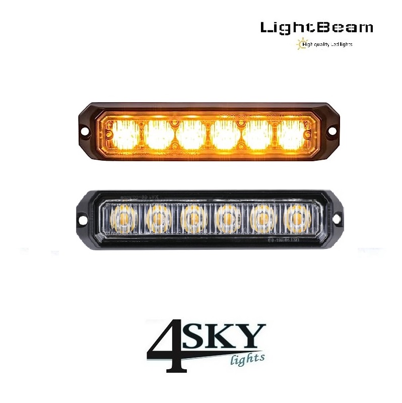 18 watt led flitser 12V - 24V-R65 R10-Lightbeam-2