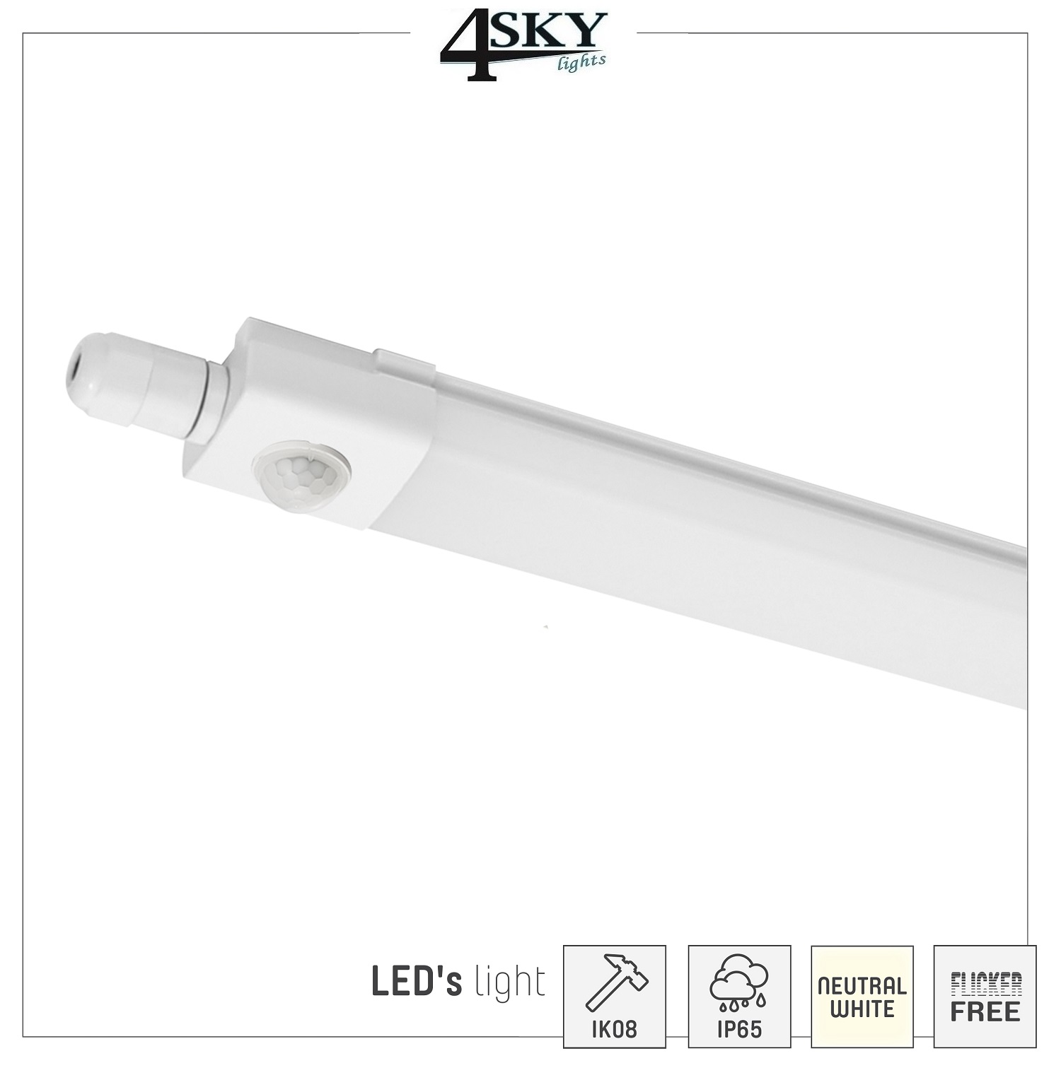 LED Armatuur met Strip IK08 220V LED Armatuur met Strip IK08 220V