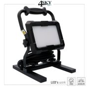 Portable led werklamp 50 watt 220V IK08 slagvastheid 4000 Kelvin