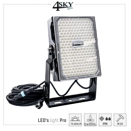 Professionele 500 Watt krachtige schijnwerper - 75.000 lumen - IK10 slagvastheid