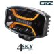 OZZ XO 1 P Black LED verstraler dual colour
