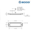 Ecco LED R65 Flitser amber