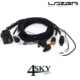 2L-DT4-235 TWO-LAMP HARNESS KIT (4-PIN, DEUTSCH DT, 12V) DT4 Kabelset