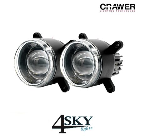 CRAWER Hyperios 90mm LED koplamp SET