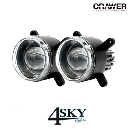 CRAWER Hyperios 90mm LED koplamp SET