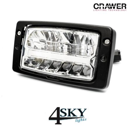 CRAWER LED inbouw koplamp met E-markering