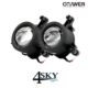 CRAWER LED inbouw koplampen SET John Deere R M series dimlicht