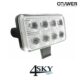 CRAWER dakrand LED inbouw werklamp 40W voor o.a. Case Puma, New Holland, Case MXU