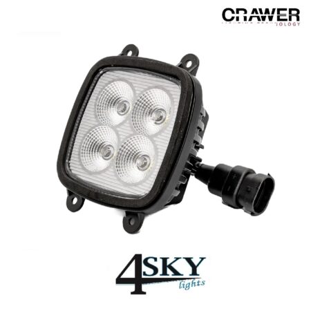 CRAWER vierkante 40 watt inbouw werklamp CR-1012