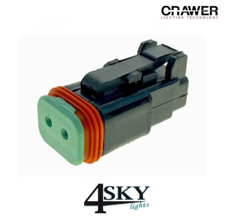 Deutsch connector female CRAWER DTSCH2P-F