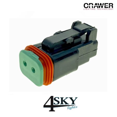 Deutsch connector female CRAWER DTSCH2P-F