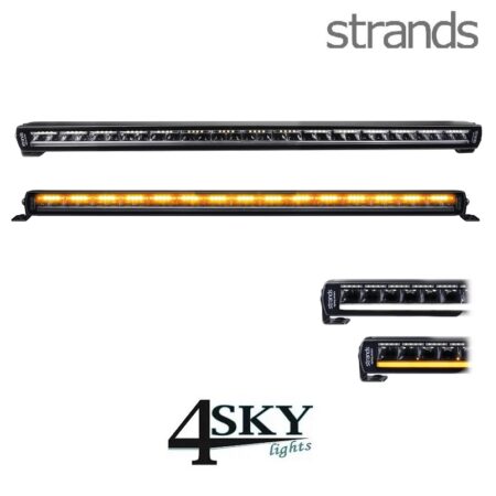 Strands Siberia Night Guard SR 32 inch light bar met led flitsers