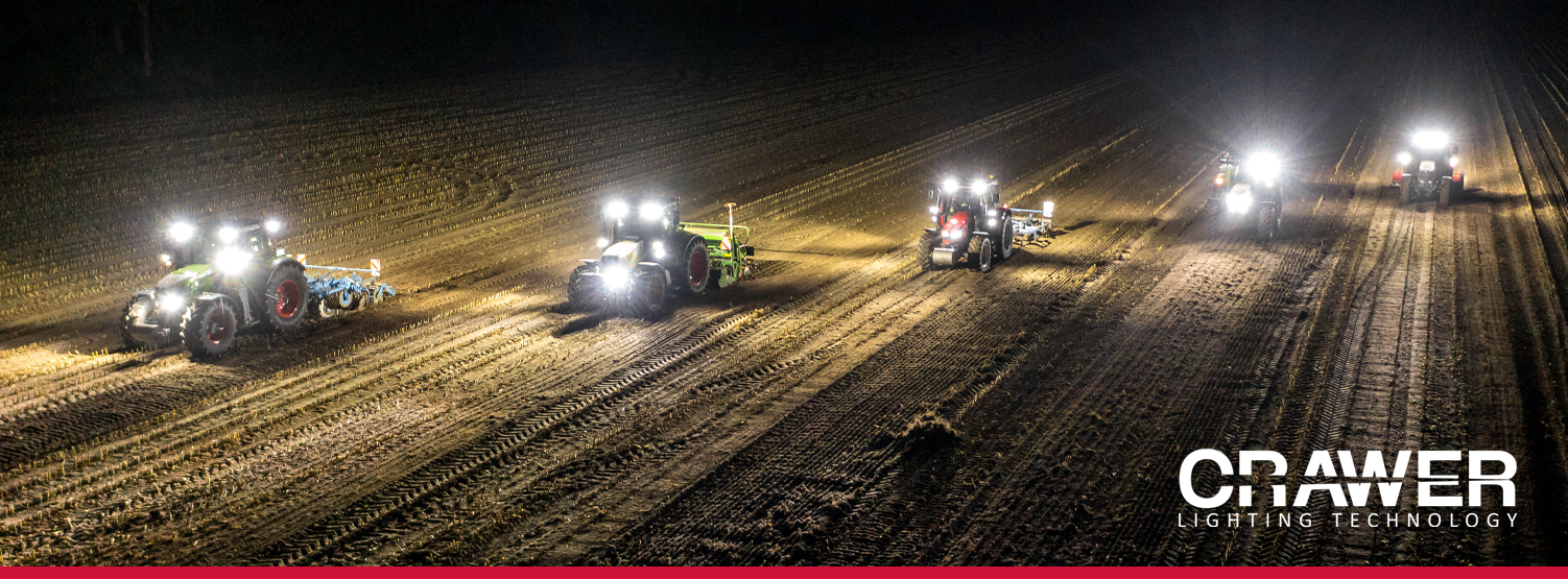 CRAWER led werklampen INBOUW tractor