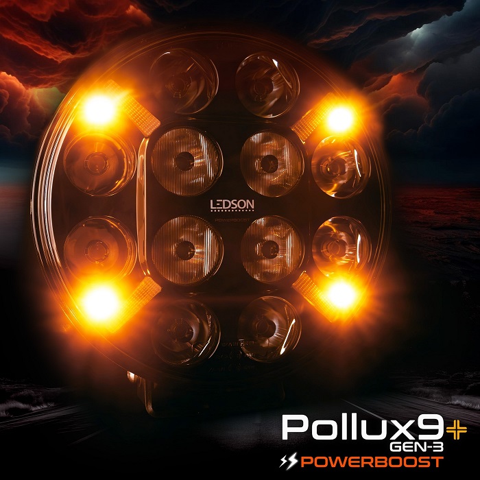 Ledson Pollux9 - Led verstraler - ingebouwde led flitsers