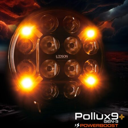 Ledson Pollux9 - Led verstraler - ingebouwde led flitsers