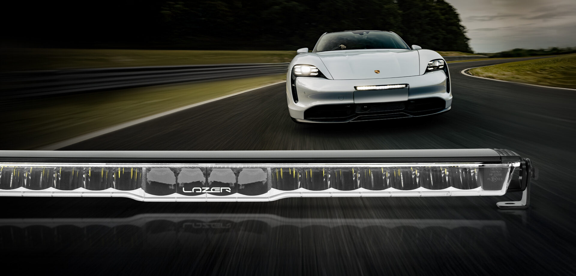 Lazerlamps-led lightbar - Glide curved