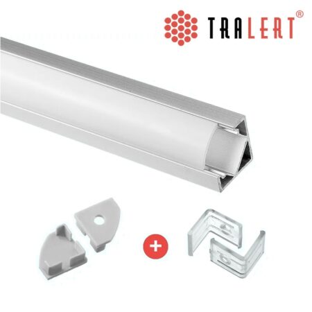 Aluminium hoek Profiel BAC-ALU2 voor BLS Led strips