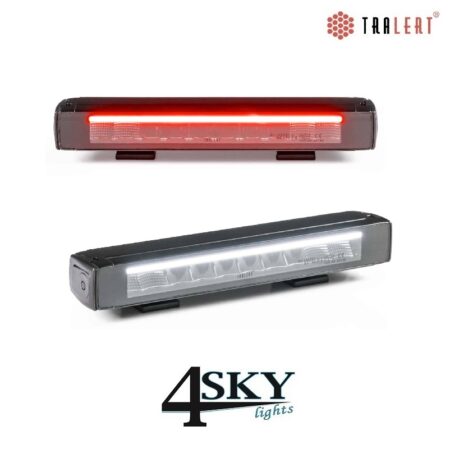 Stratos 30cm LED amber-rood