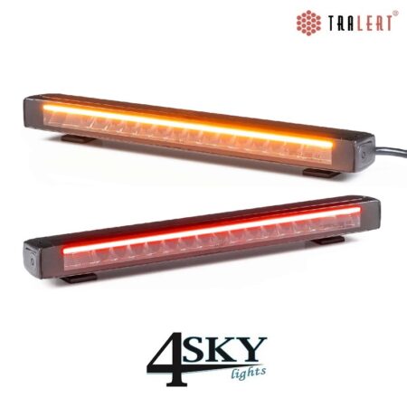 Stratos 50cm LED rood-amber