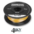 Enkeladerige kabel 1,5 mm² geel
