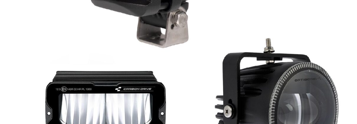 Led breedstralers voor de motor