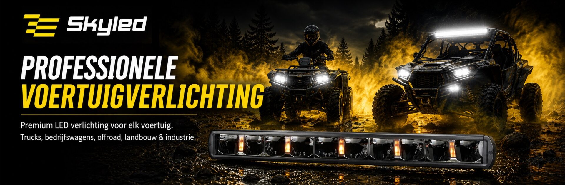 SKYLED professionele led voertuig verlichting - QUAD - SIDE by SIDE