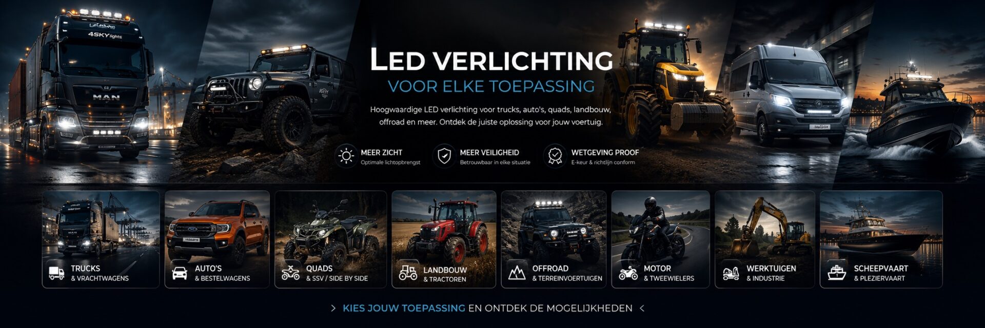 Toepassingen led verlichting